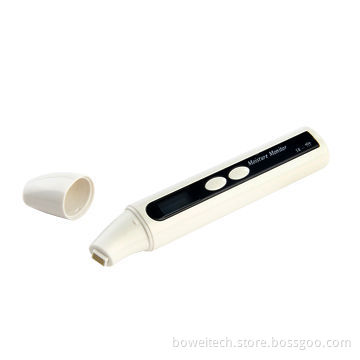 Digital skin moisture analyzer, tests skin's moisture, high accuracy, promotes horniness layer water